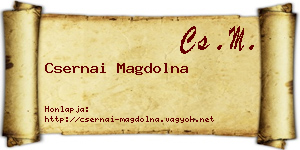 Csernai Magdolna névjegykártya